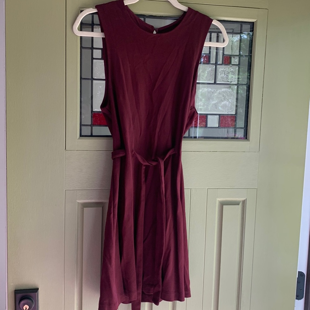 UO tank dress with belt
